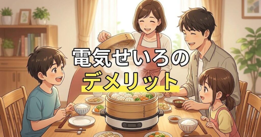 電気せいろ デメリット