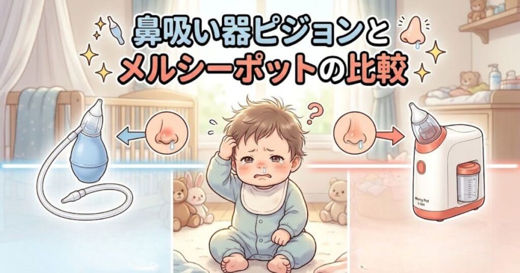 鼻吸い器 ピジョン メルシーポット比較