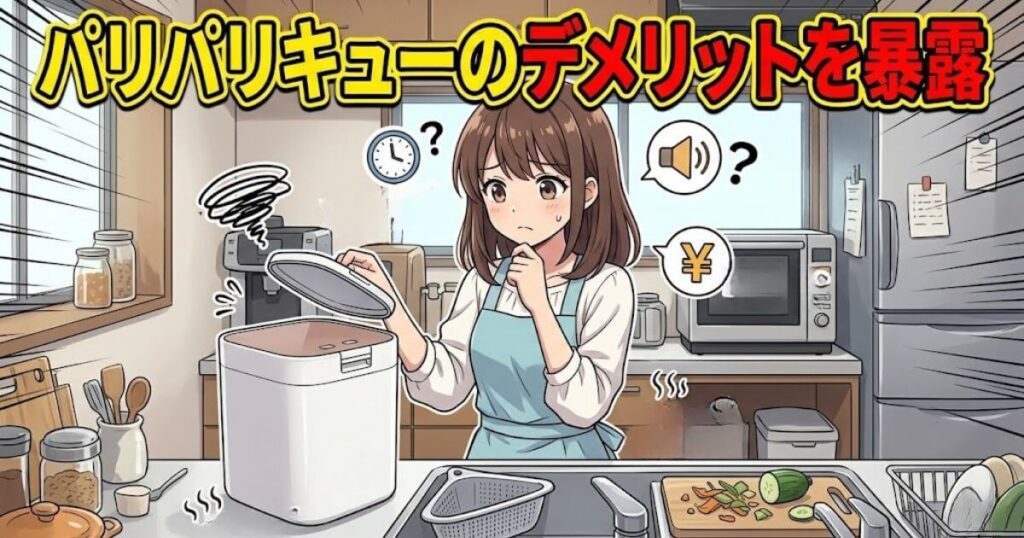 パリパリキュー デメリット