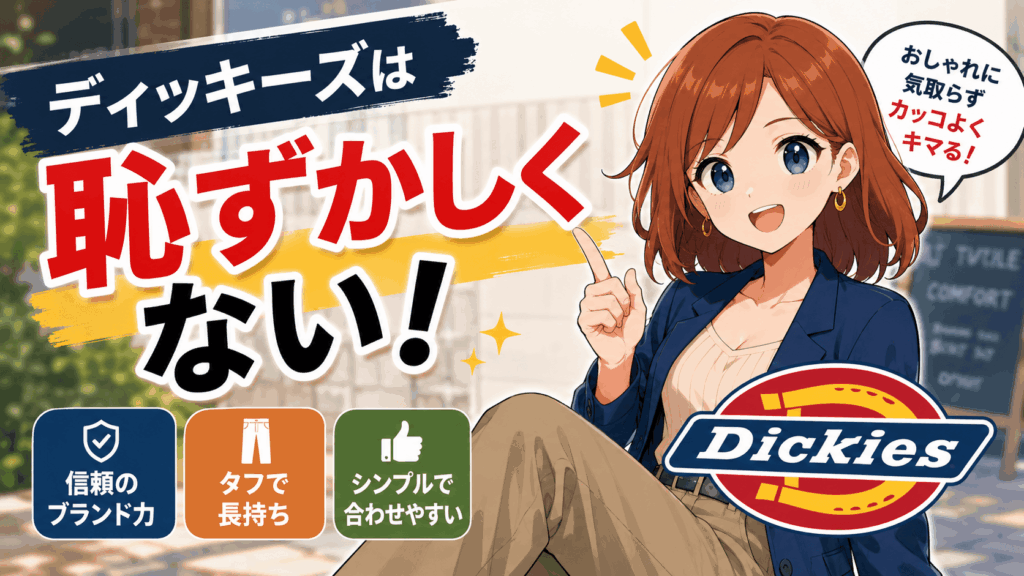 ディッキーズ 恥ずかしい
