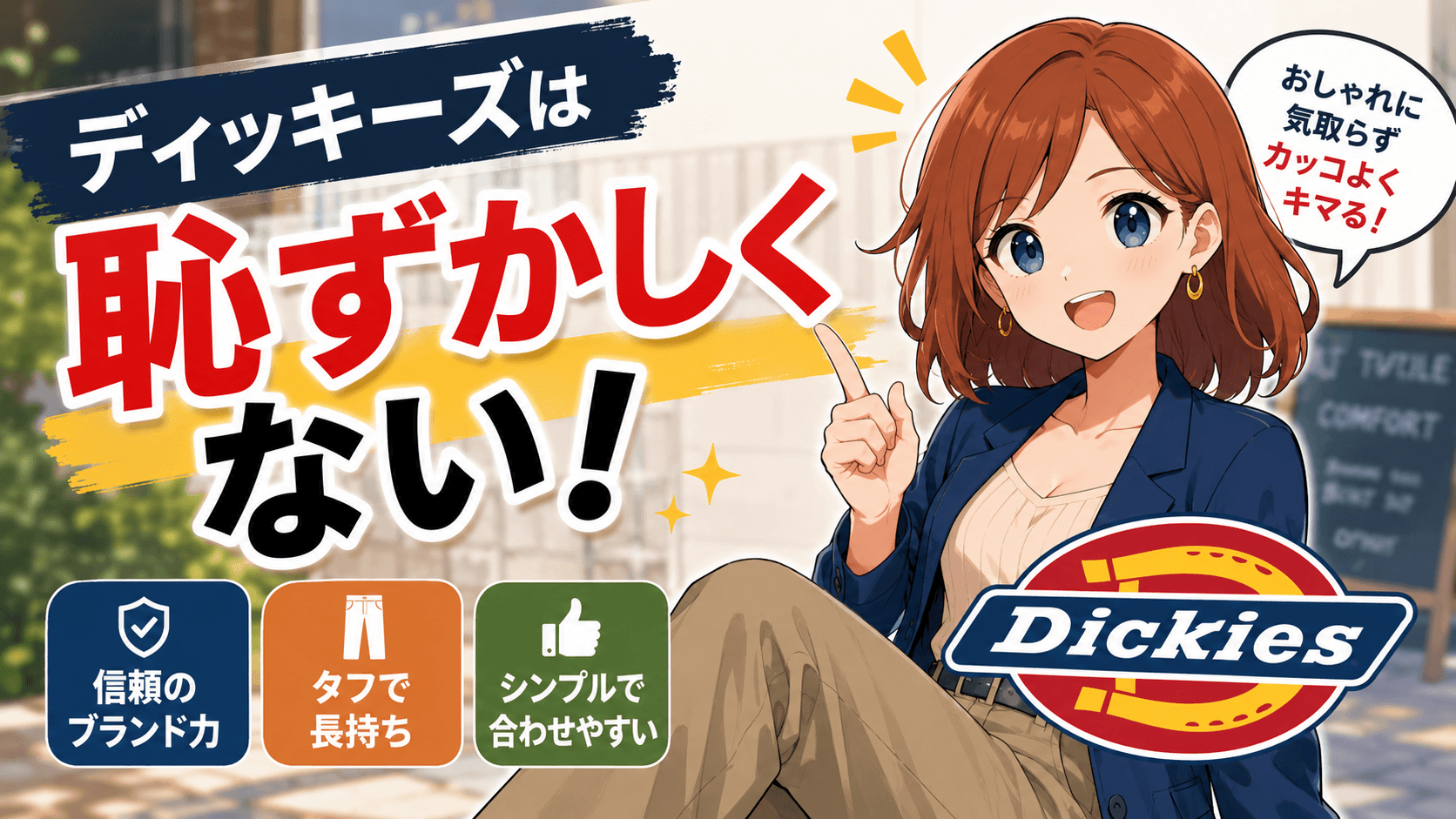ディッキーズ 恥ずかしい