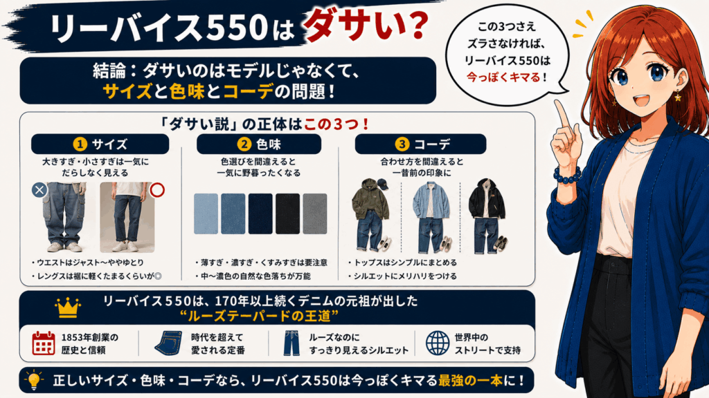 リーバイスの550