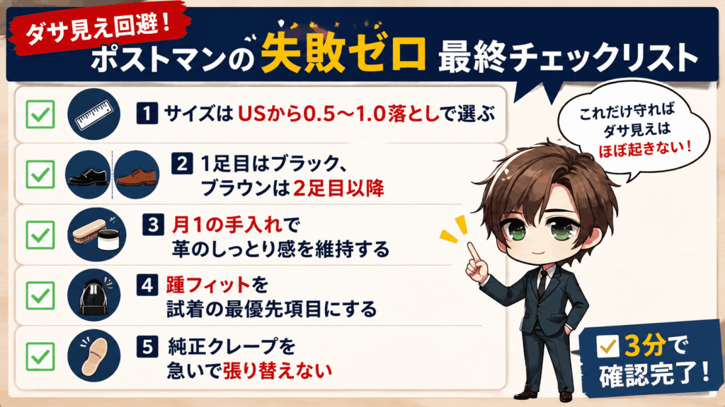 結論：レッドウィング ポストマンは「品が良すぎて誤解されている」だけ