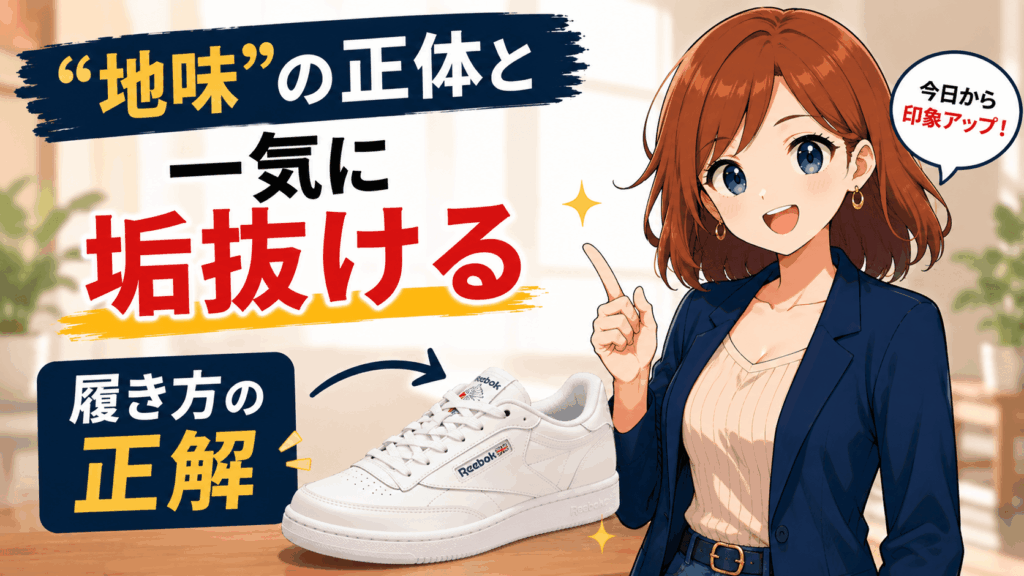 結論：リーボック クラブCは「ダサい」のではなく「ダサく履かれているだけ」だった